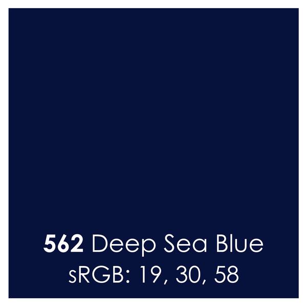 Oracal 651 Permanent Vinyl - Deep Sea Blue - 12" x 12"