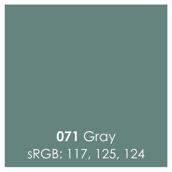 Oracal 651 Permanent Vinyl - Gray - 12" x 12"