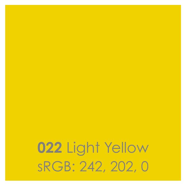 Oracal 651 Permanent Vinyl - Light Yellow - 12" x 12"