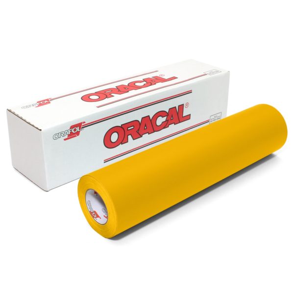 Oracal 631 Removable Vinyl - Signal Yellow - 12" x 50 Yds (150 ft)