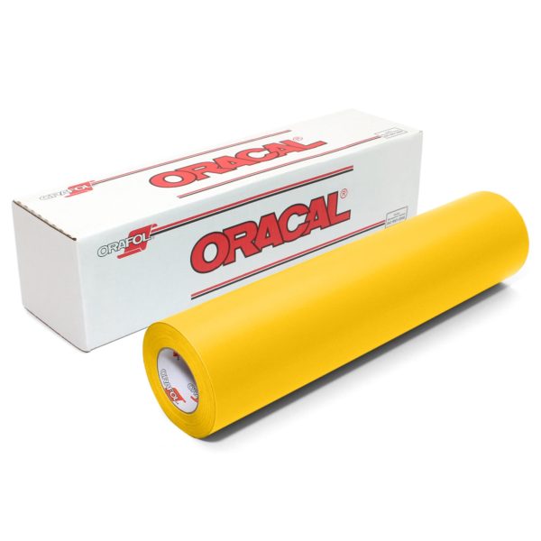 Oracal 631 Removable Vinyl - Yellow - 12" x 50 Yds (150 ft)