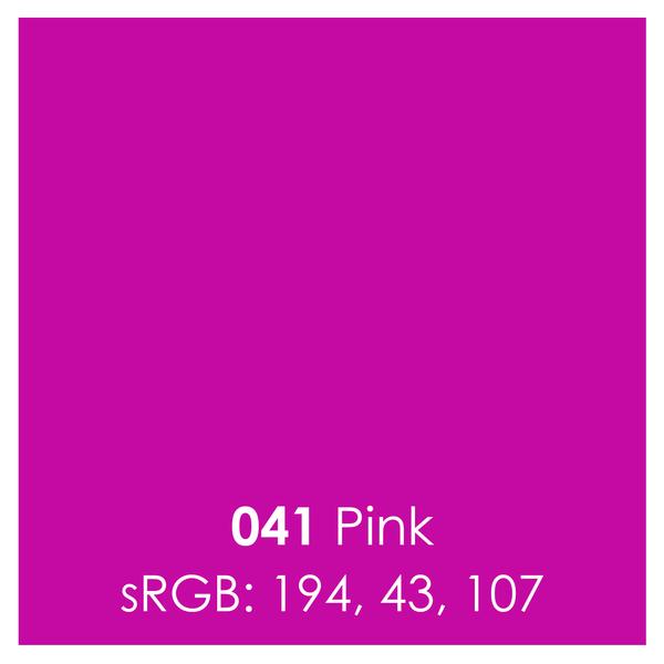 Oracal 651 Permanent Vinyl - Pink - 12" x 12"