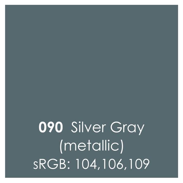 Oracal 651 Permanent Vinyl - Silver Gray - 12" x 12"