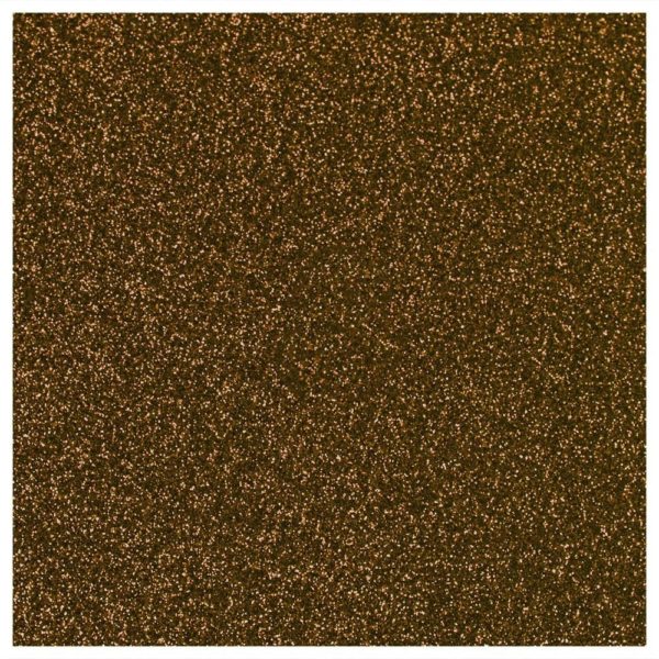Siser Glitter Heat Transfer Vinyl - Black Gold - 12" x 20"