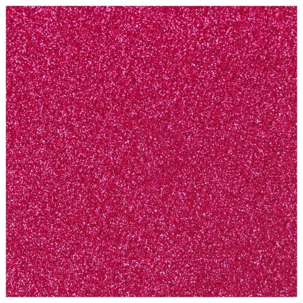 Siser Glitter Heat Transfer Vinyl - Hot Pink - 12" x 20"