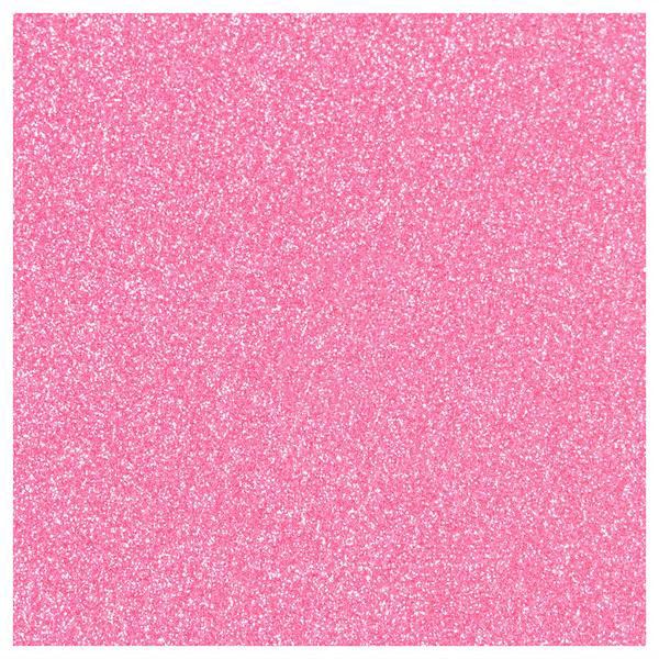 Siser Glitter Heat Transfer Vinyl - Translucent Pink - 12" x 20"